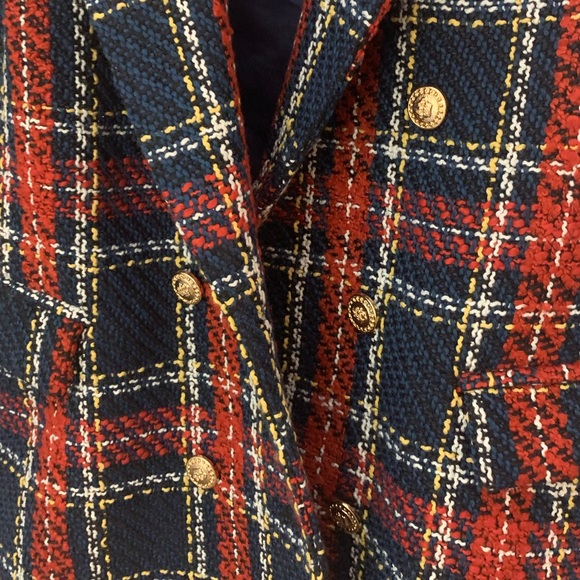 Blank NYC Double Breasted Prep School Plaid Blazer - Picture 10 of 15